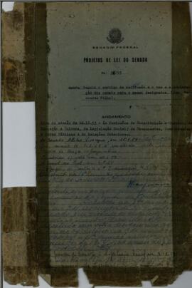 1953 - Projeto de Lei que regula o serviço de radiodifusão