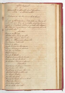 Ata da Sessão Imperial do Encerramento da Assembleia Geral Legislativa do dia 06-09-1826