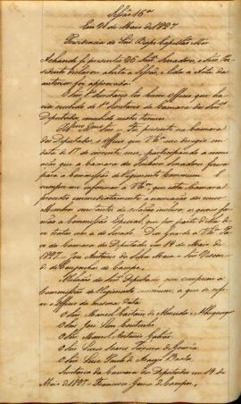 Ata da 16ª Sessão do dia 21-05-1827