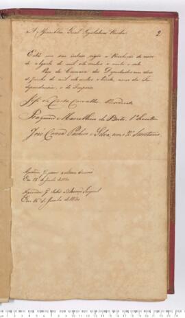 Autógrafo da Resolução de 12-06-1830 sobre a Resolução de 09 de agosto de 1827