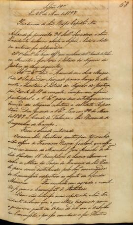 Ata da 19ª Sessão do dia 25-05-1827