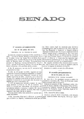 Livro de Anais 01 de 1874