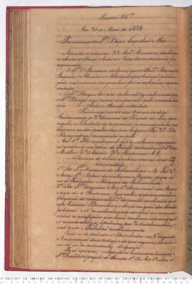 Ata da 16ª Sessão do dia 21-05-1829