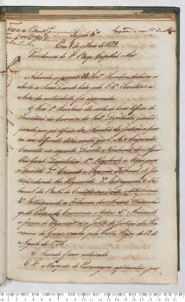 Ata da 6ª Sessão do dia 09-05-1829