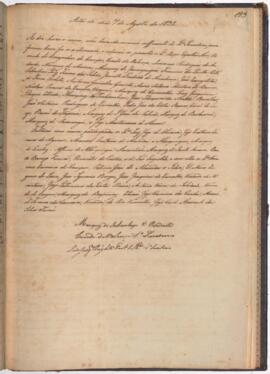 Ata do dia 07-08-1832