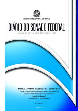 Suplemento ao DSF 102, de 8 de julho. Volume 1