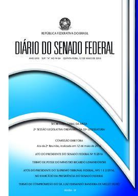 Suplemento A ao DSF 64, de 12 de maio de 2016.