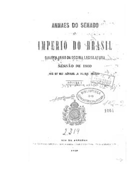 Livro de Anais 01 de 1860