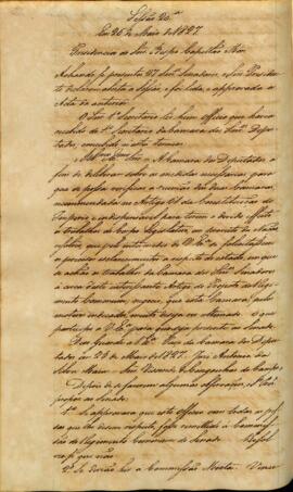 Ata da 20ª Sessão do dia 26-05-1827