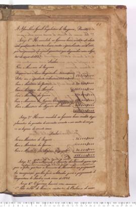 Autógrafo de 17-09-1828 do Decreto de 17-09-1828 pela Assembléia Geral Legislativa sobre Concessã...