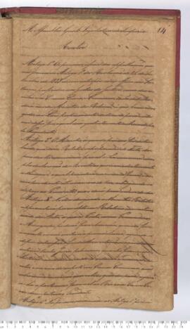 Autógrafo da Resolução de 27-08-1830 sobre a Determinação a respeito dos processos de apelação proferidos nas Juntas de Justiça