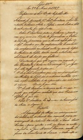 Ata da 22ª Sessão do dia 29-05-1827
