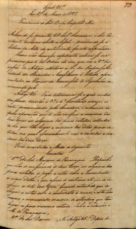 Ata da 21ª Sessão do dia 28-05-1827