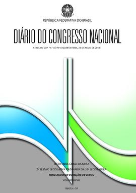 Suplemento A ao DCN 8, de 25 de maio de 2016. Volume 8