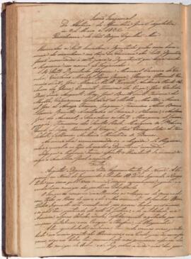 Ata da Sessão Imperial de Abertura da Assembleia Geral Legislativa do dia 03-05-1832