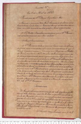Ata da 3ª Sessão do dia 06-04-1829