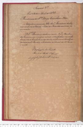 Ata da 9ª Sessão do dia 23-04-1829