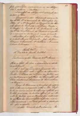 Ata da 36ª Sessão do dia 23-06-1826